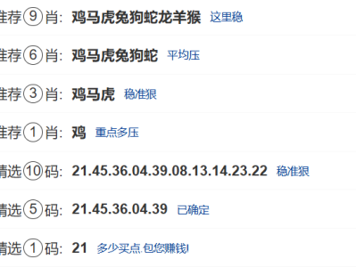第056期：新澳门六合彩【九肖到一码】已更新！