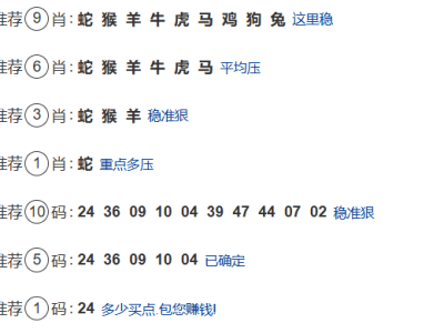 第022期：老澳门六合彩【九肖到一码】已更新！