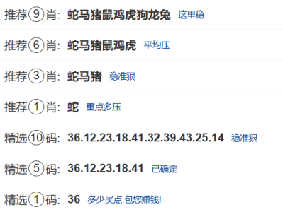 第028期:新澳门六合彩【九肖到一码】已更新!
