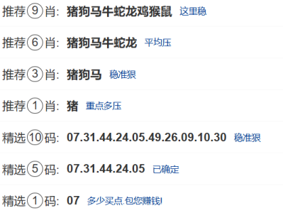 第059期：新澳门六合彩【九肖到一码】已更新！