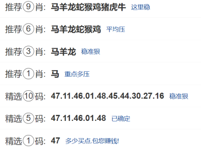第117期:香港六合彩【九肖到一码】已更新